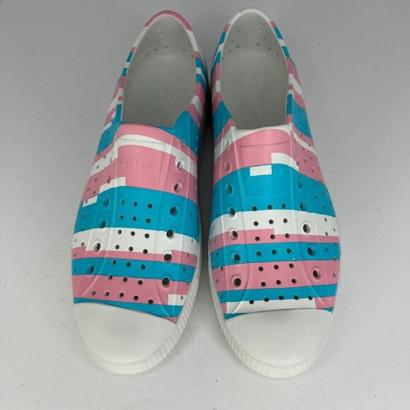 Native Unisex Multicolor Jefferson Sugarlite Shell Size 9M 11W Slip-On Shoes - Picture 4 of 9